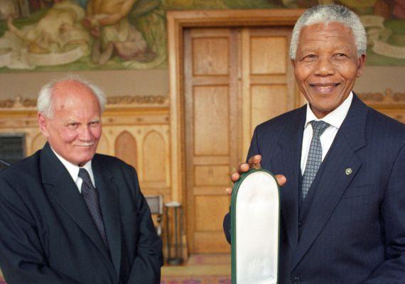 Göncz Árpád és Mandela
